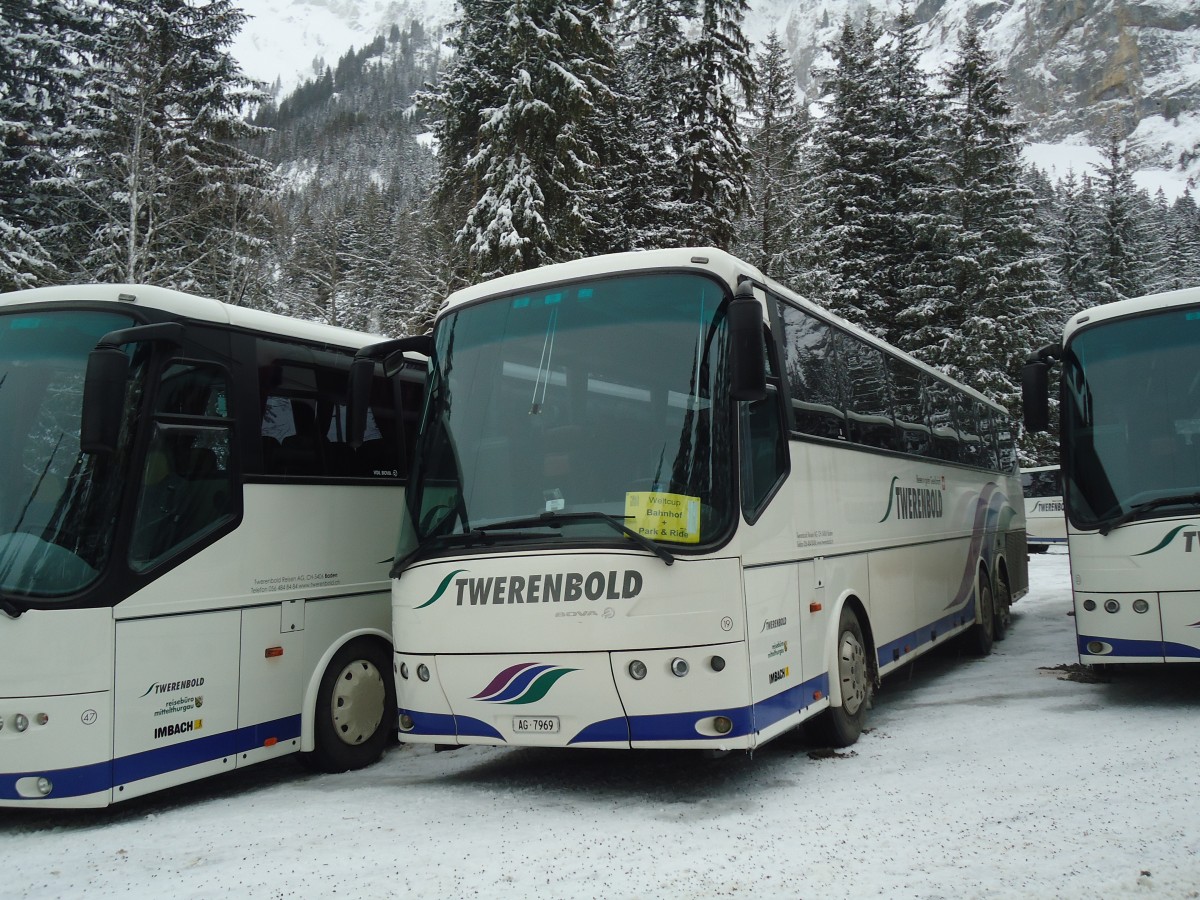 (137'455) - Twerenbold, Baden - Nr. 19/AG 7969 - Bova am 7. Januar 2012 in Adelboden, Unter dem Birg