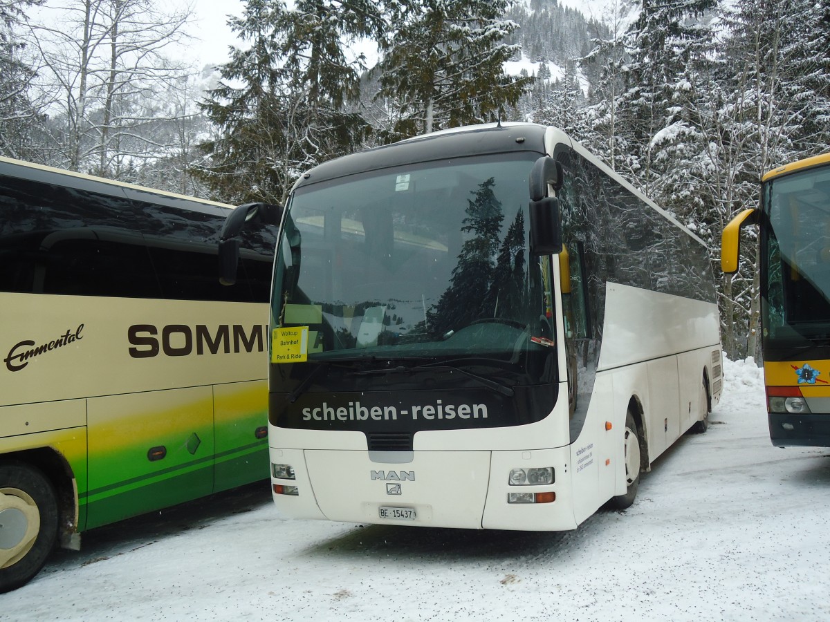 (137'458) - Scheiben, Emmenmatt - BE 15'437 - MAN am 7. Januar 2012 in Adelboden, Unter dem Birg