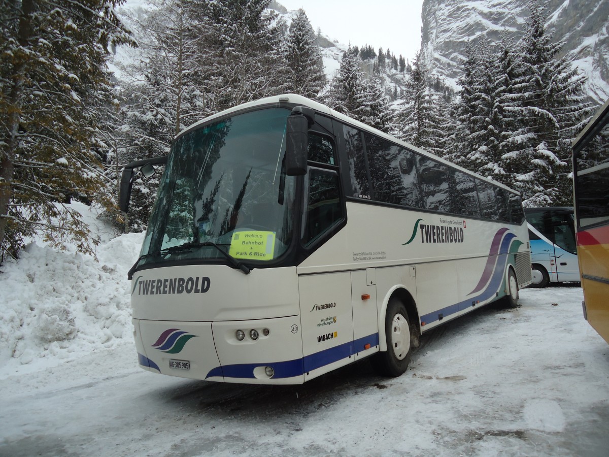 (137'488) - Twerenbold, Baden - Nr. 40/AG 385'905 - Bova am 7. Januar 2012 in Adelboden, Unter dem Birg