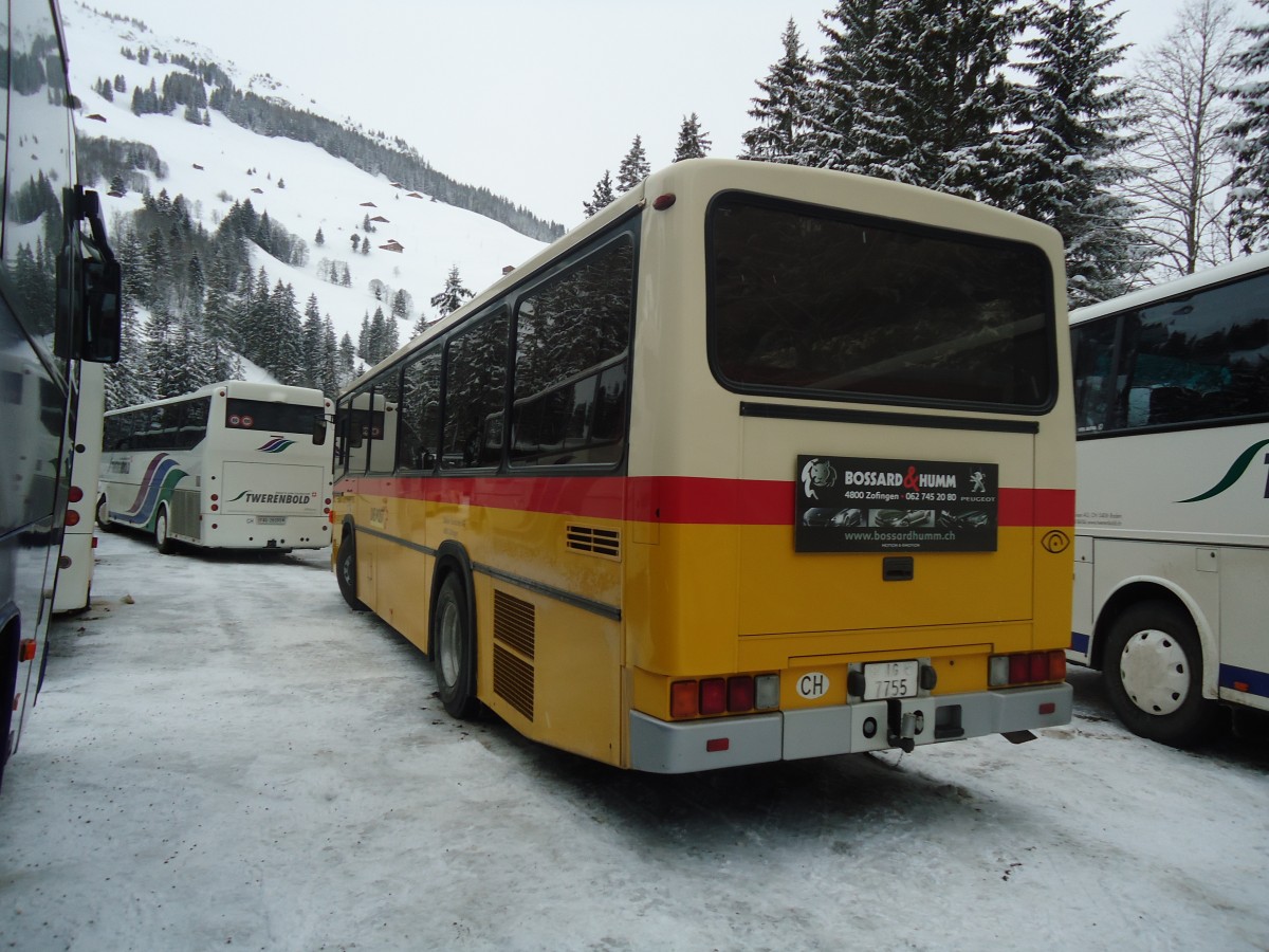 (137'490) - Tschannen, Zofingen - Nr. 2/AG 7755 - NAW/Lauber am 7. Januar 2012 in Adelboden, Unter dem Birg