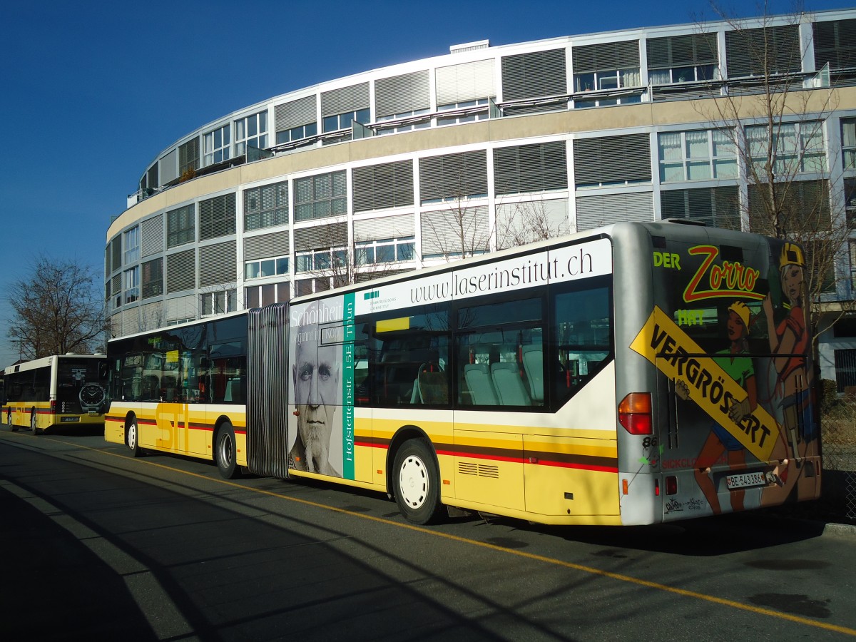 (137'591) - STI Thun - Nr. 86/BE 543'386 - Mercedes am 17. Januar 2012 bei der Schifflndte Thun