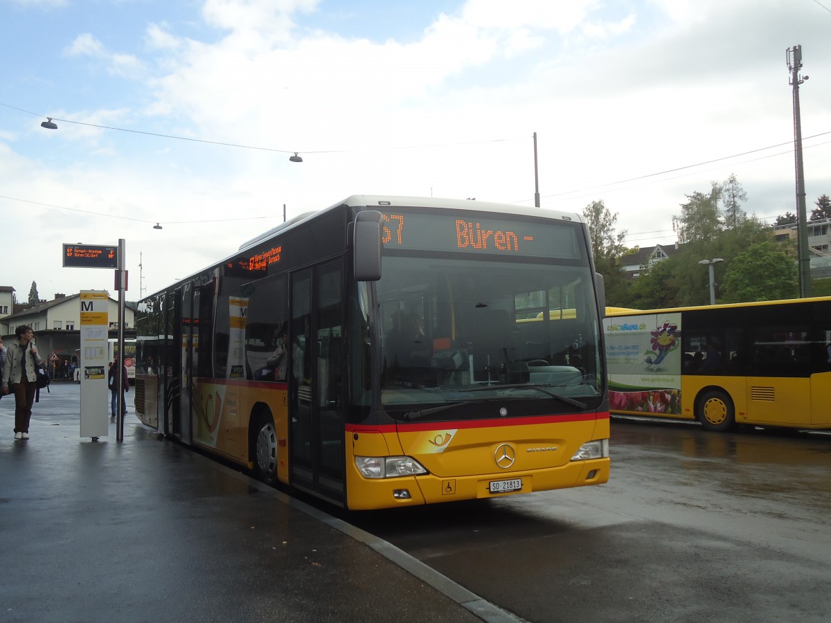 (138'871) - Wohlgemuth, Hochwald - SO 21'813 - Mercedes am 16. Mai 2012 beim Bahnhof Liestal