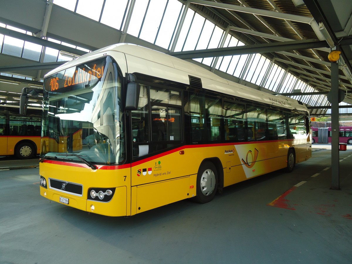 (138'984) - Steiner, Ortschwaben - Nr. 7/BE 677'996 - Volvo am 20. Mai 2012 in Bern, Postautostation