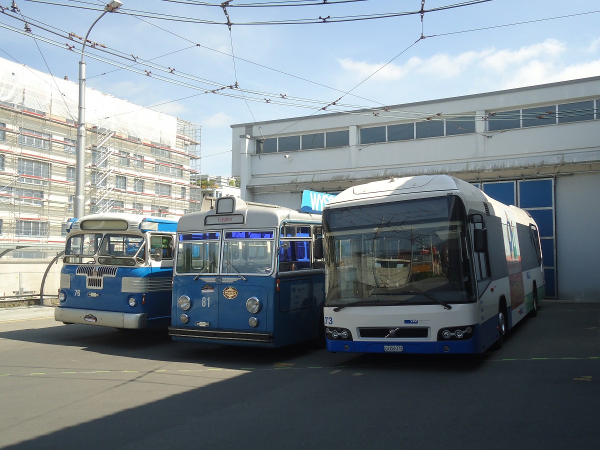 (139'270) - VBL Luzern - Nr. 73/LU 250'372 - Volvo am 2. Juni 2012 in Luzern, Depot