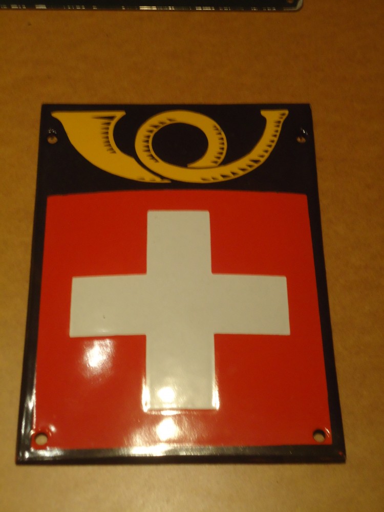 (139'317) - Altes Postschild am 3. Juni 2012 in Bern, Museum f�r Kommunikation