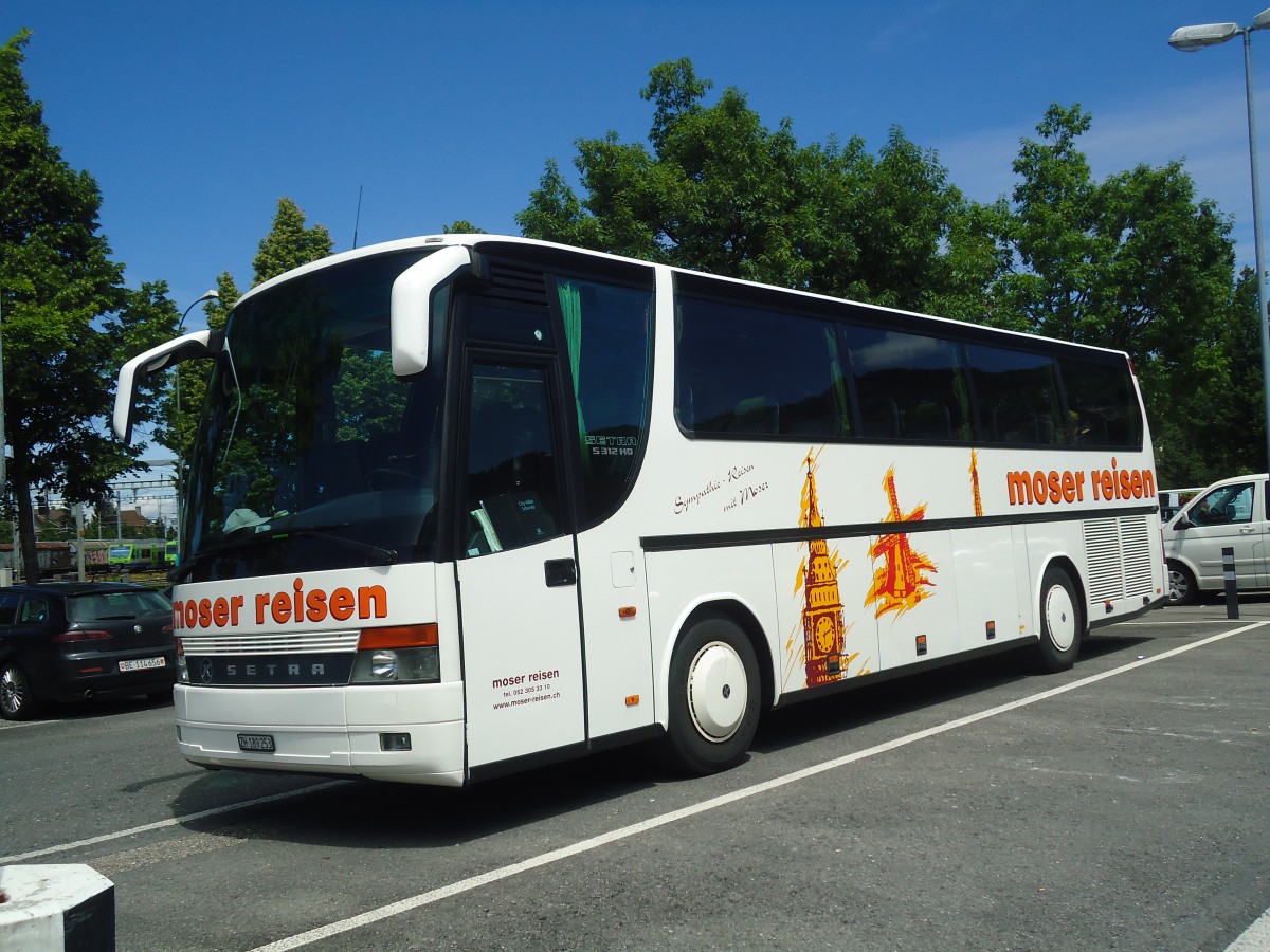 (139'477) - Moser, Flaach - Nr. 14/ZH 189'253 - Setra am 14. Juni 2012 in Thun, CarTerminal