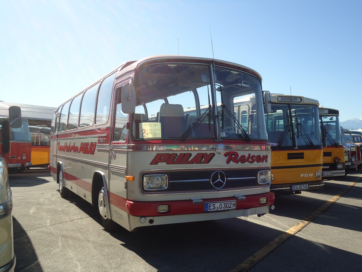 (139'501) - Aus Deutschland: Krech, Aichwald - ES-O 302H - Mercedes (ex Pulay, A-Wien) am 16. Juni 2012 in Hinwil, AMP