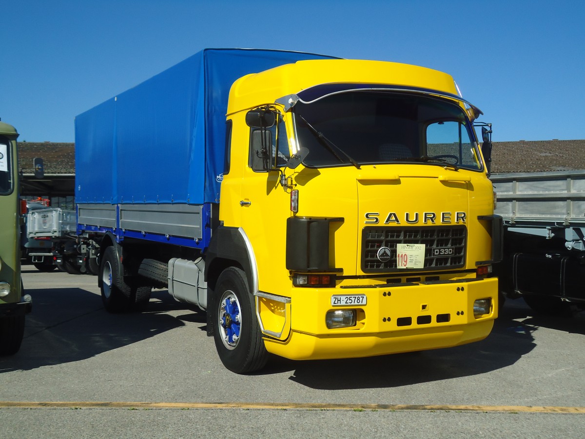 (139'546) - R�egg, Wila - ZH 25'787 - Saurer am 16. Juni 2012 in Hinwil, AMP