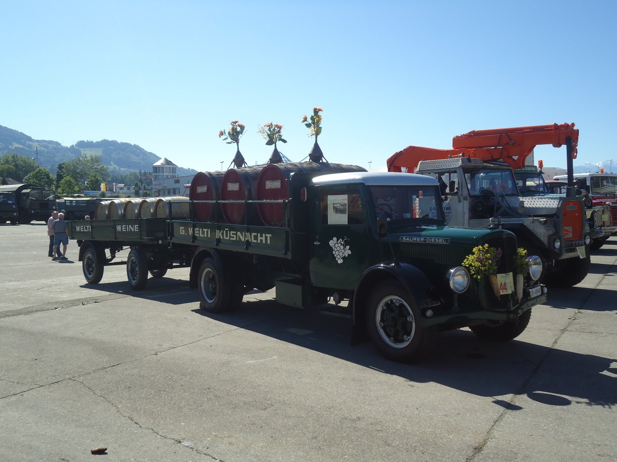 (139'594) - Welti, K�snacht - ZH 40'948 - Saurer am 16. Juni 2012 in Hinwil, AMP