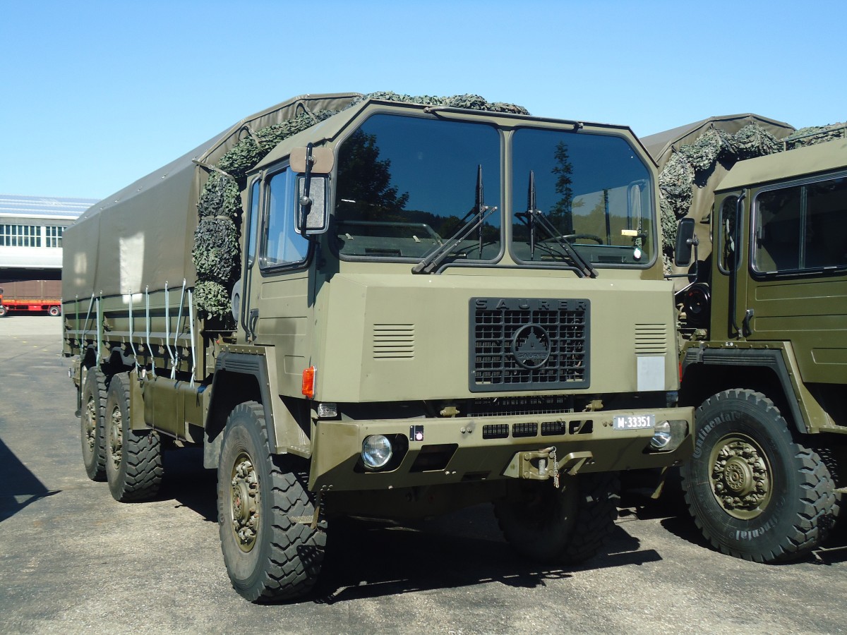 (139'604) - Schweizer Armee - M+33'351 - Saurer am 16. Juni 2012 in Hinwil, AMP