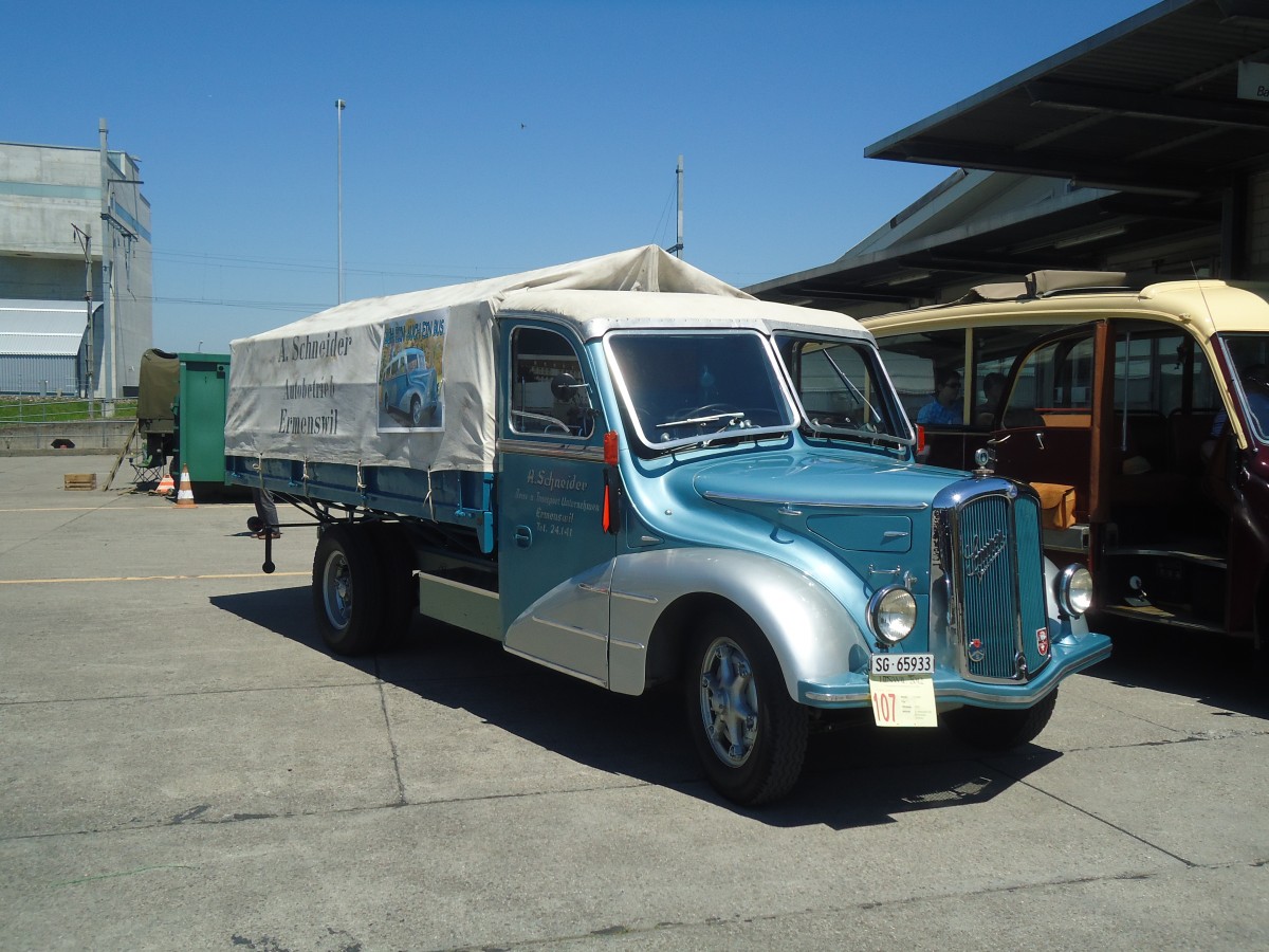 (139'701) - Schneider, Ermenswil - SG 65'933 - Saurer/Lauber am 16. Juni 2012 in Hinwil, AMP