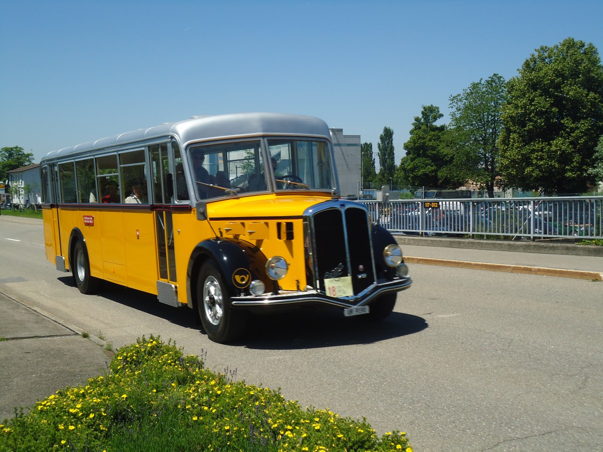 (139'712) - Roost, Morschach - UR 9190 - Berna/Hess (ex diverse Besitzer; ex AGO Olten Nr. 5) am 16. Juni 2012 in Hinwil, AMP