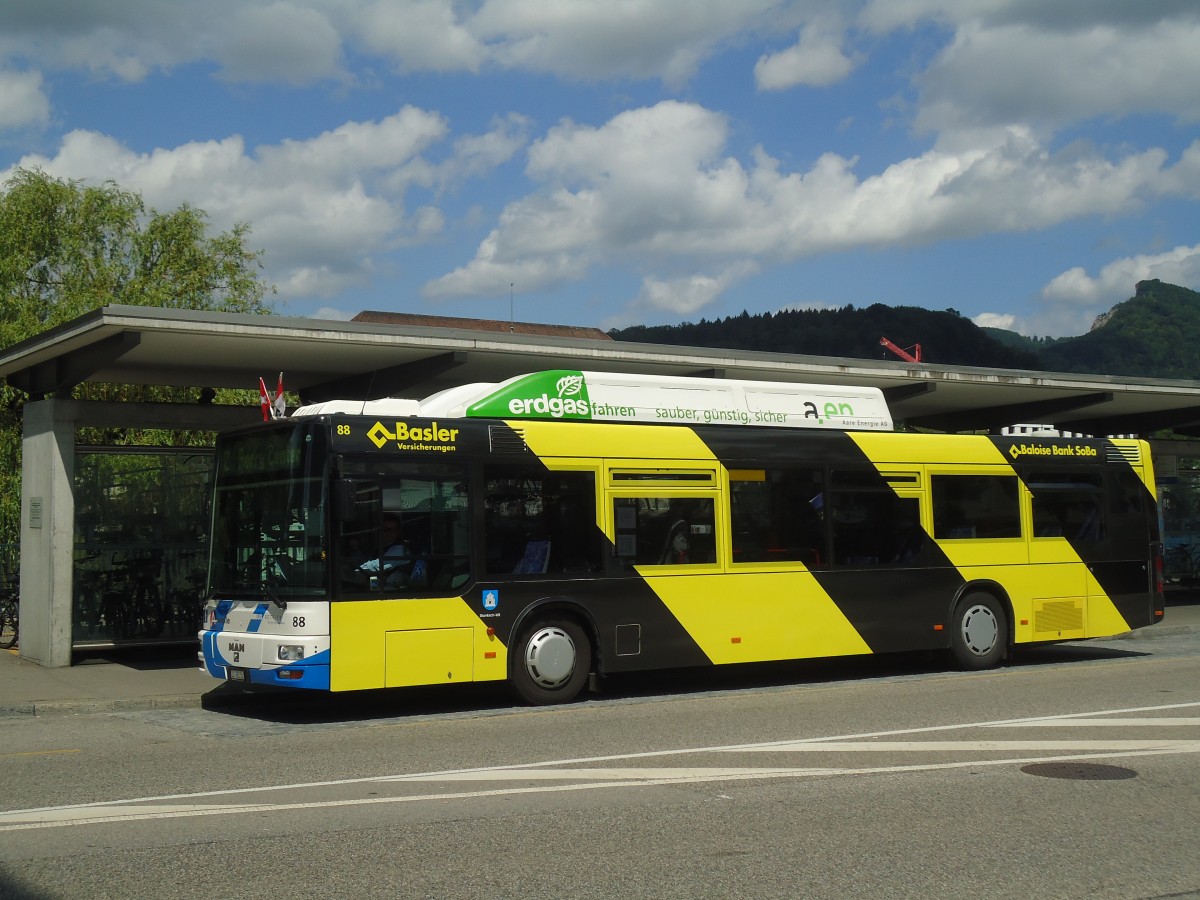 (139'938) - BOGG Wangen b.O. - Nr. 88/SO 68'118 - MAN am 23. Juni 2012 beim Bahnhof Olten