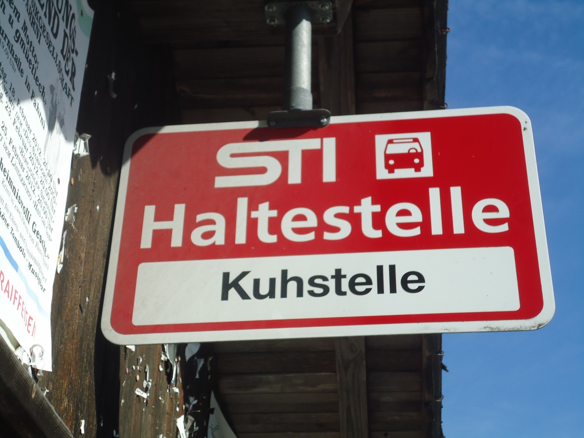 (139'975) - STI-Haltestelle - Heimenschwand, Kuhstelle - am 24. Juni 2012