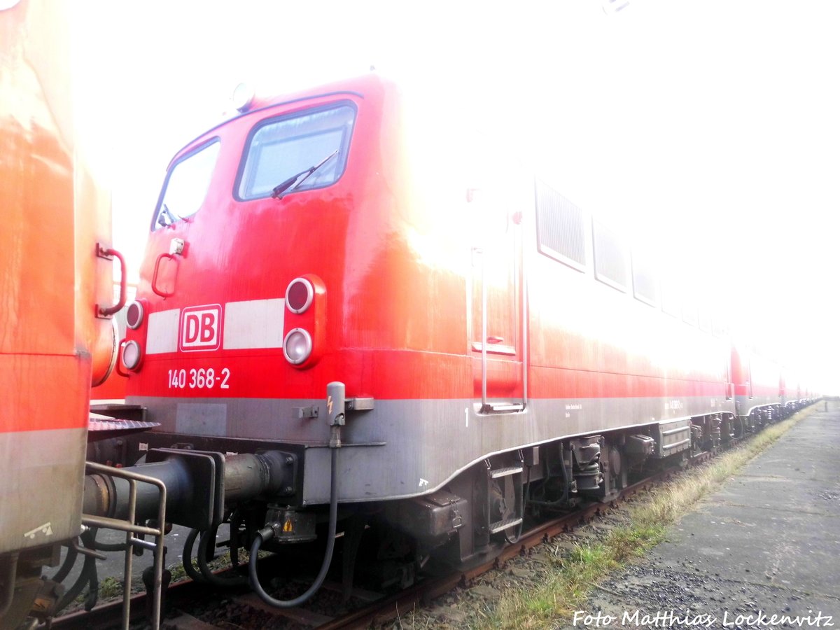 140 368 abgestellt in Mukran am 28.12.16