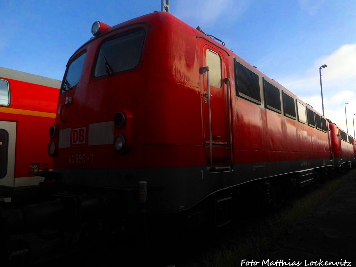 140 590 abgestellt in Mukran am 28.12.16