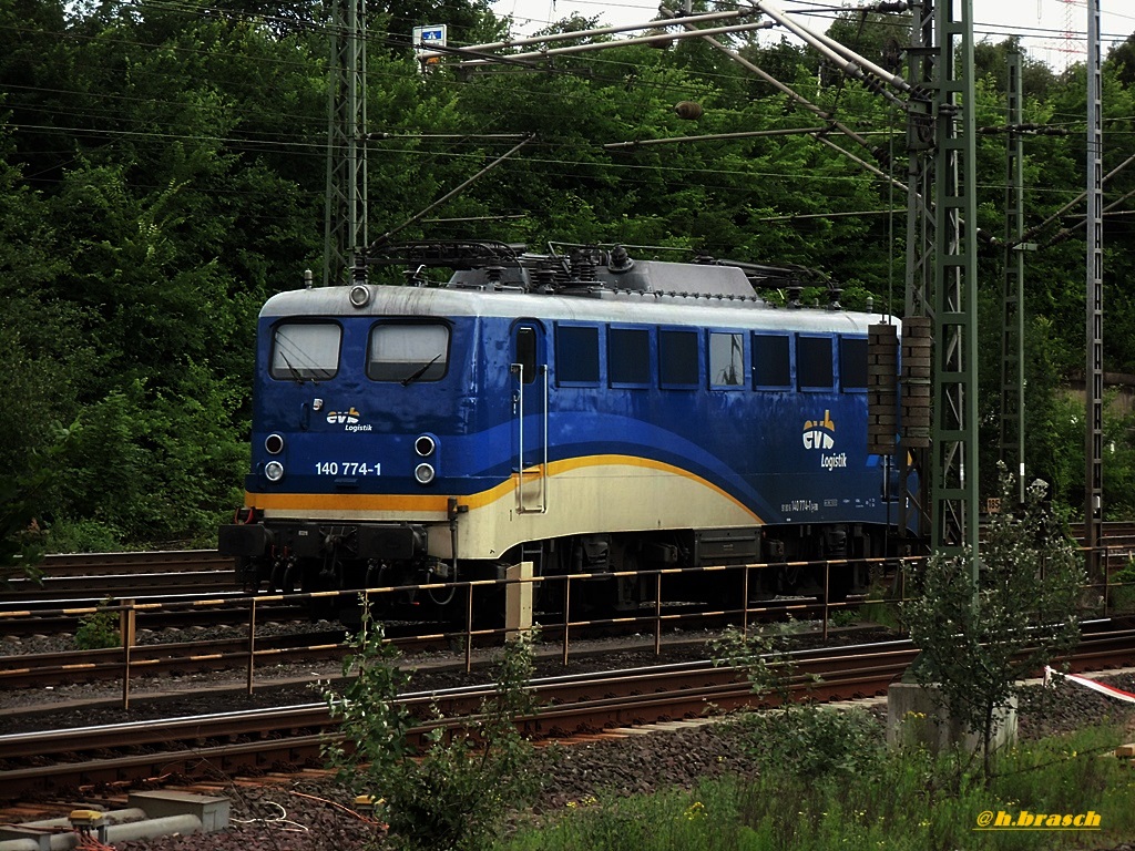 140 774-1 war abgestellt am 20.06.14 beim bhf hh-harburg