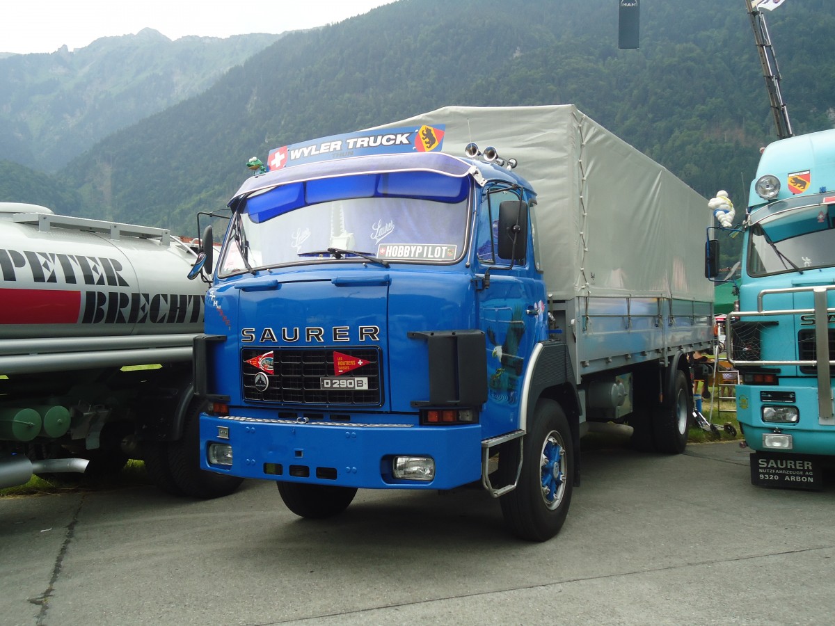 (140'208) - Wyler, Thun - Saurer am 30. Juni 2012 in Interlaken, Flugplatz