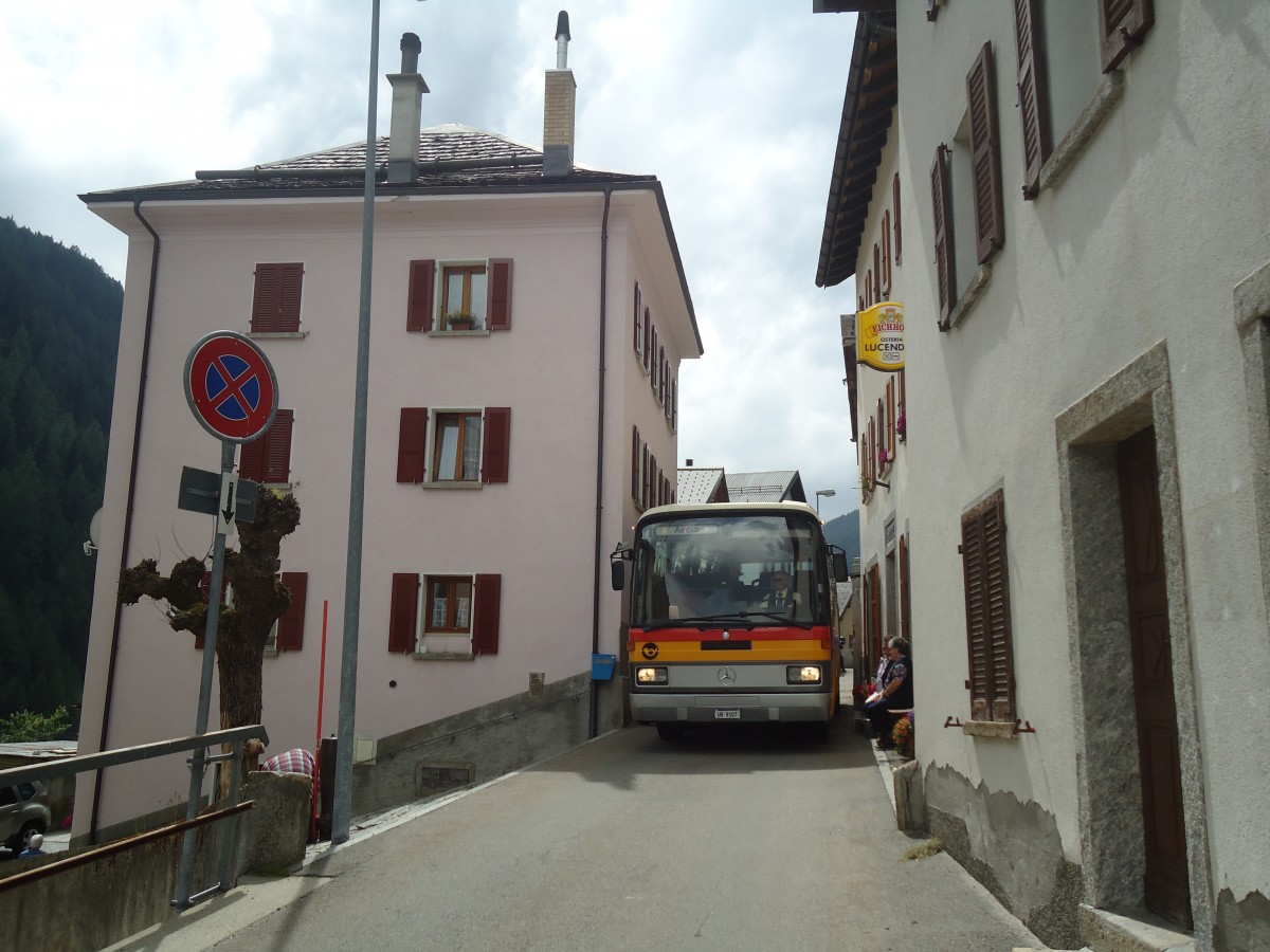 (140'327) - Mattli, Wassen - UR 9107 - Mercedes am 1. Juli 2012 in Villa Bedretto