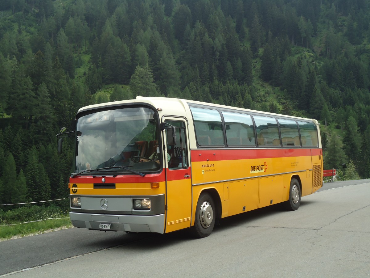 (140'331) - Mattli, Wassen - UR 9107 - Mercedes am 1. Juli 2012 in Villa Bedretto