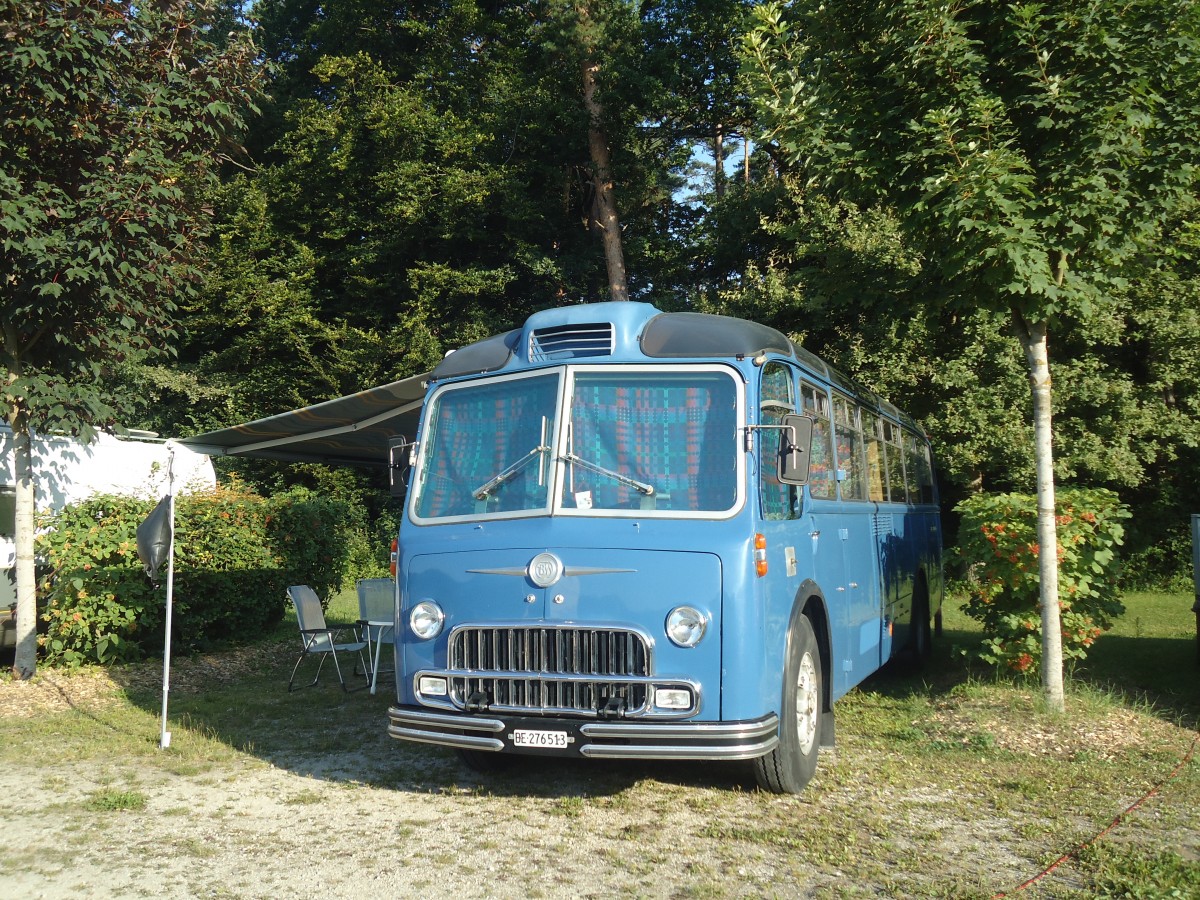 (140'816) - Heimberg, Oberburg - BE 276'513 - FBW/Gangloff (ex P 24'035; ex P 21'535) am 24. Juli 2012 in Yvonand, Camping VD 8