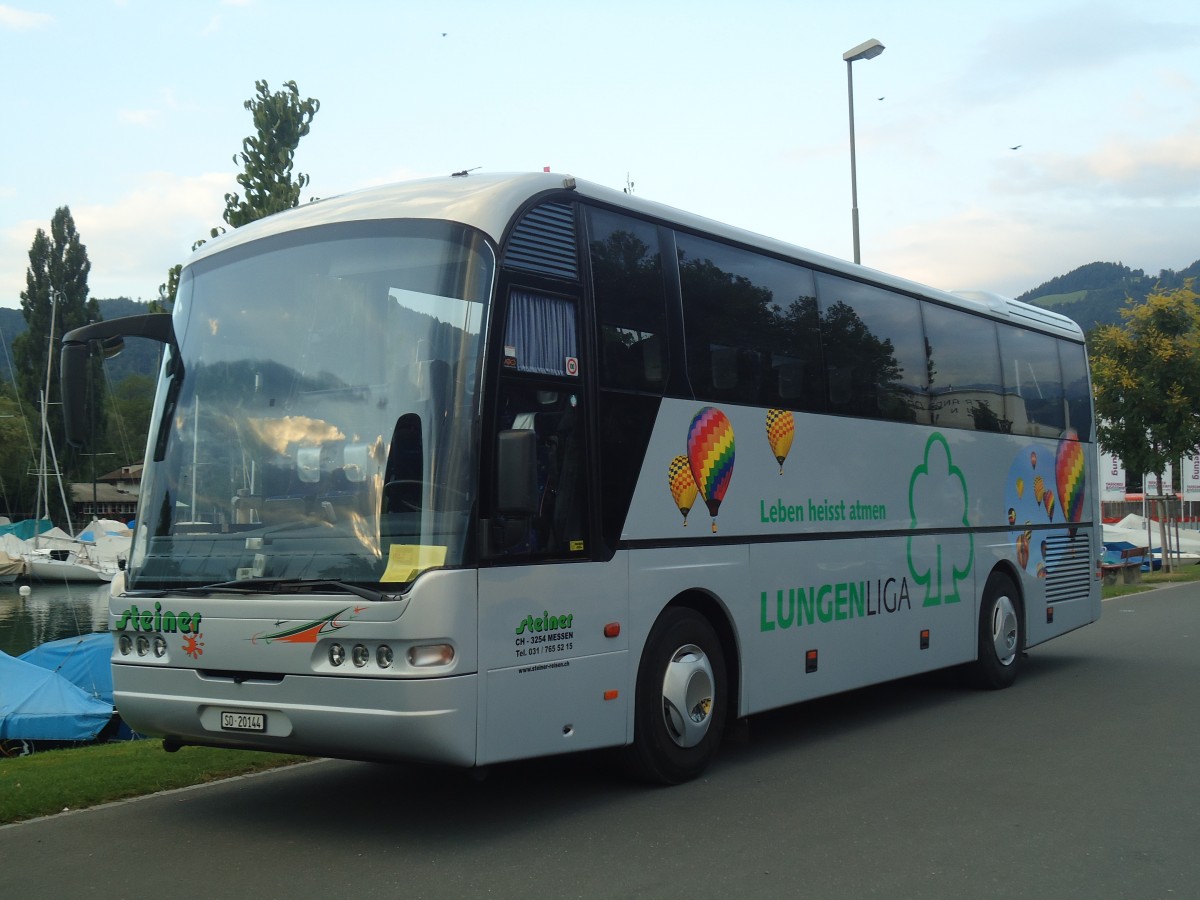 (141'012) - Steiner, Messen - SO 20'144 - Neoplan am 3. August 2012 in Thun, Strandbad