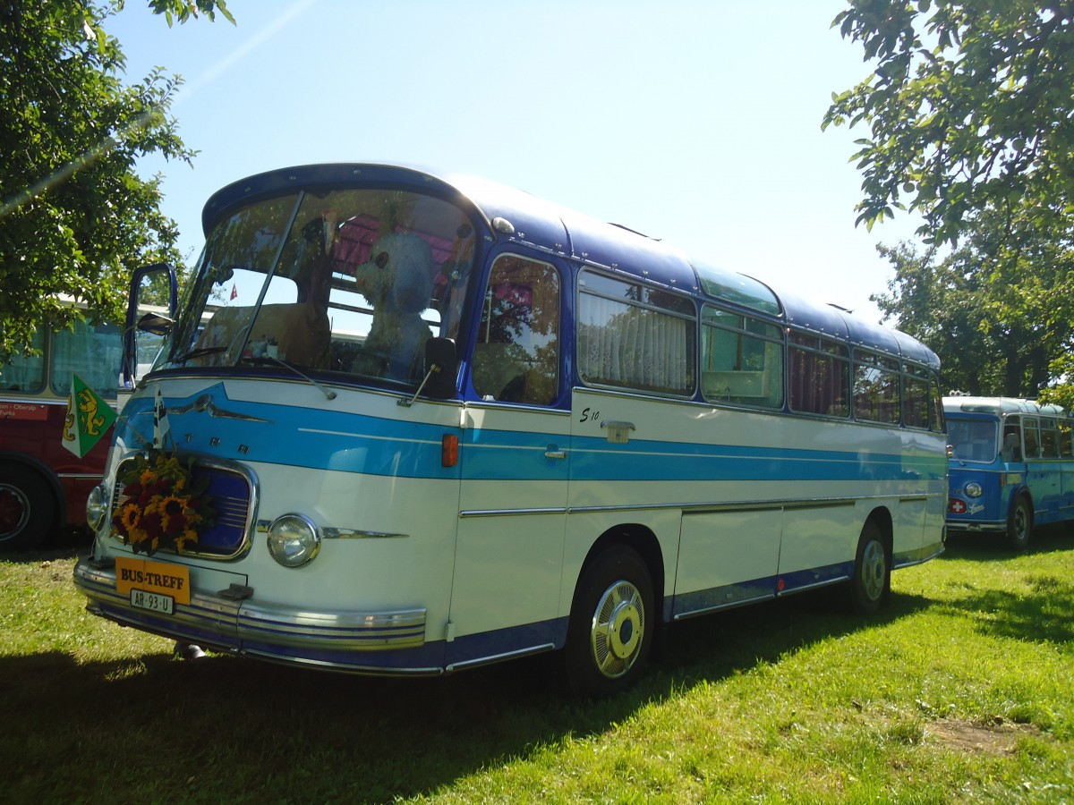 (141'193) - Niederer, Grub - AR 93 U - Setra am 18. August 2012 in Affeltrangen, Kreuzegg