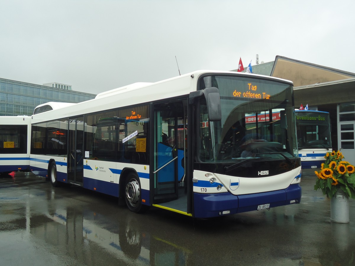 (141'419) - ZVB Zug - Nr. 170/ZG 88'170 - Hess am 1. September 2012 in Zug, Garage