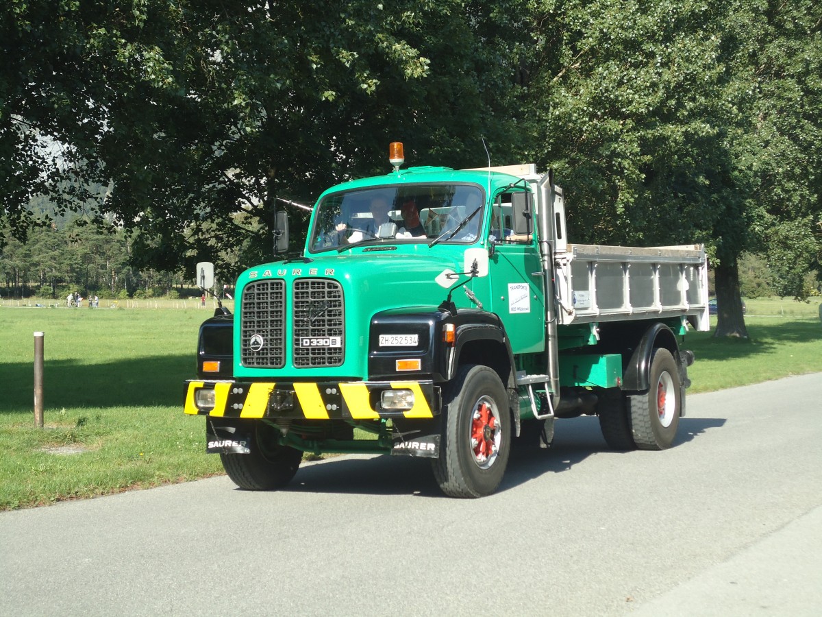 (141'698) - Aus W�denswil - ZH 252'534 - Saurer am 15. September 2012 in Chur, Waffenplatz