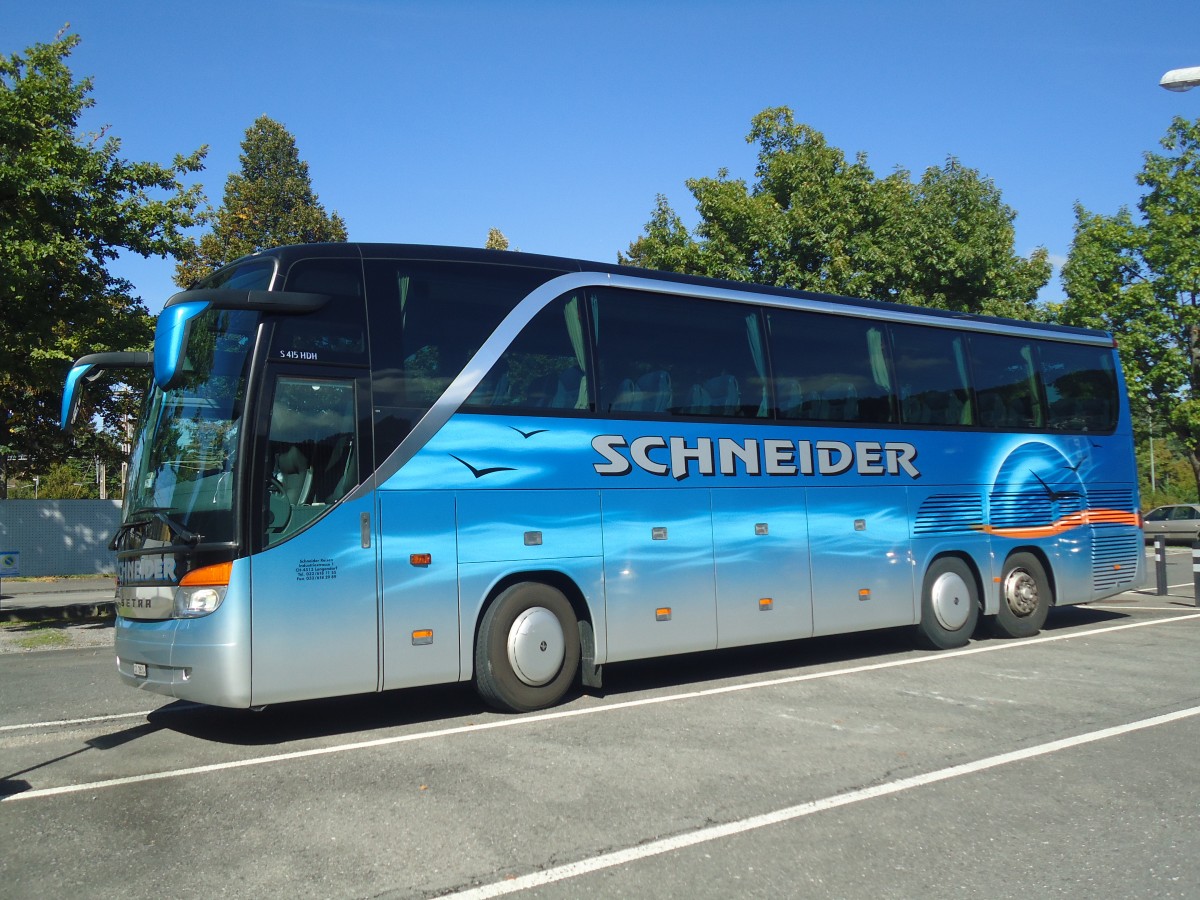 (141'803) - Schneider, Langendorf - SO 28'514 - Setra am 20. September 2012 in Thun, Seestrasse