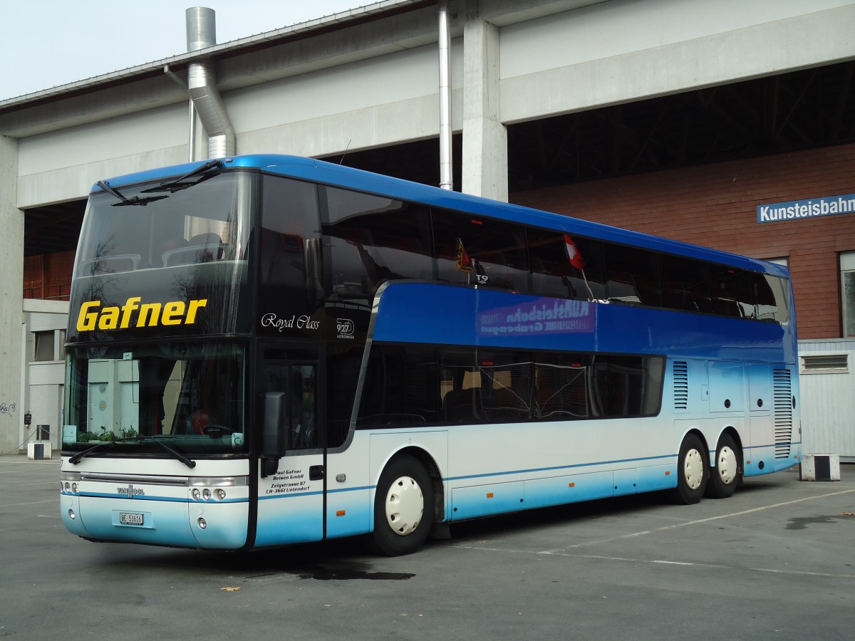 (142'232) - Gafner, Thun - BE 53'616 - Van Hool am 21. November 2012 in Thun, Grabengut