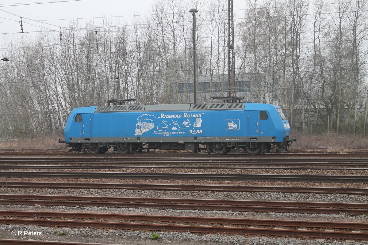 143 030-7 alias 145 085-7 in Leipzig Schönefeld. 29.03.14