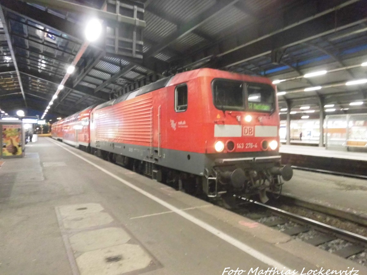 143 276-4 im Bahnhof Halle (Saale) Hbf am 25.9.15