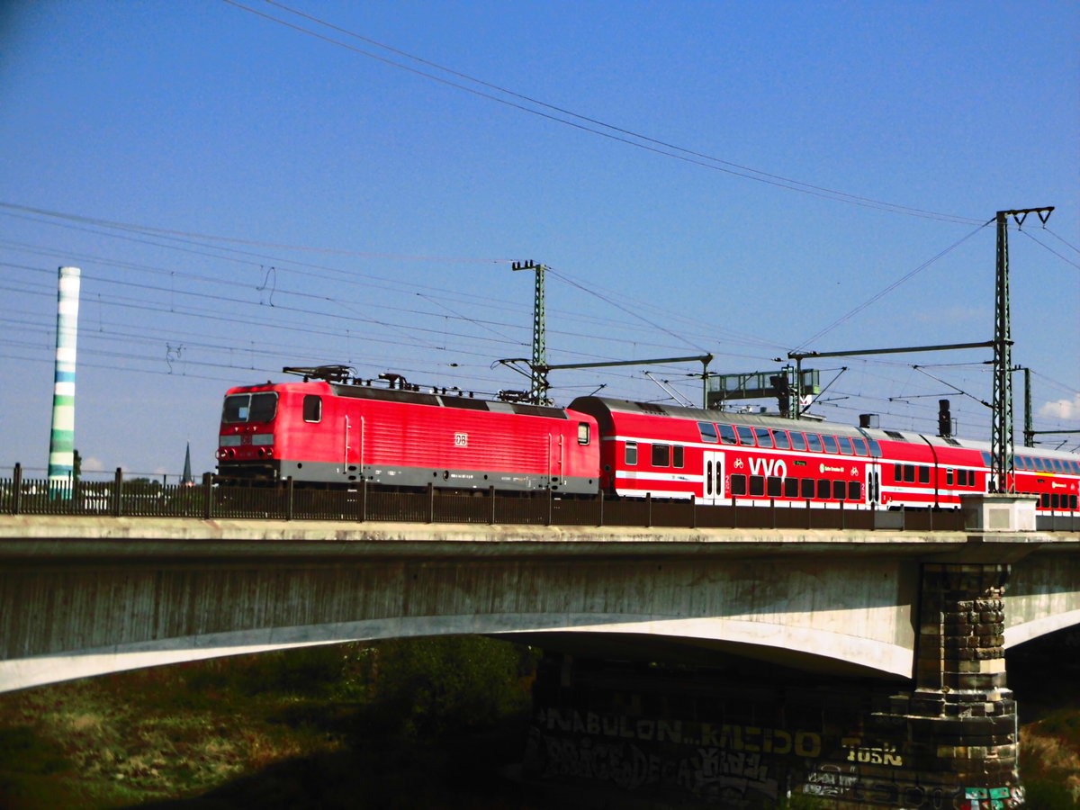 143 XXX zwischen Dresden-Mitte und Dresden Neustadt am 5.9.18