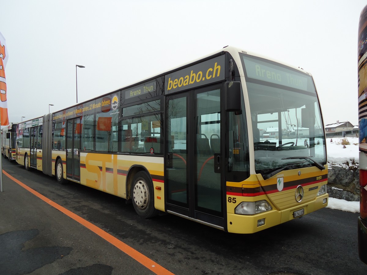 (143'435) - STI Thun - Nr. 85/BE 543'385 - Mercedes am 24. Februar 2013 in Thun, Arena Thun