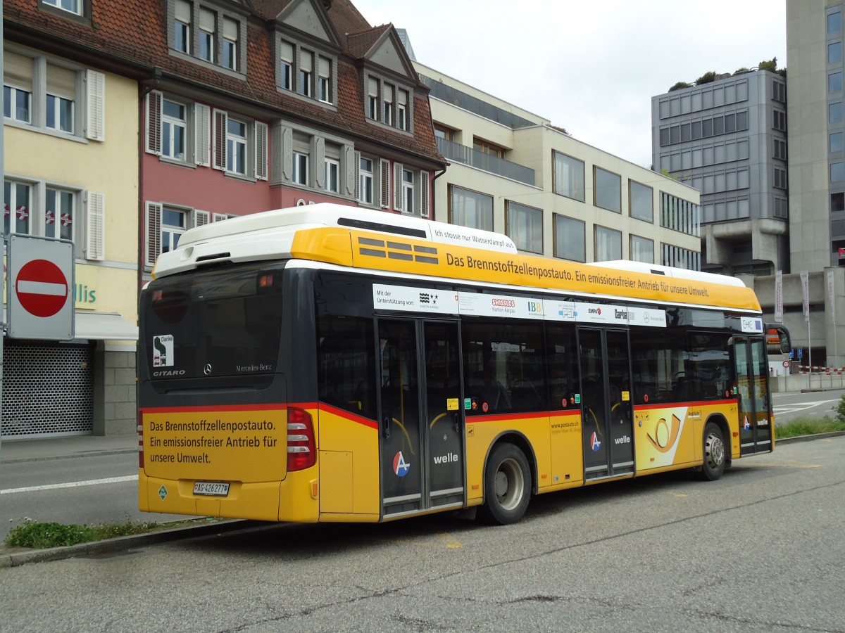 (143'974) - Voegtlin-Meyer, Brugg - Nr. 277/AG 426'277 - Mercedes am 9. Mai 2013 beim Bahnhof Brugg