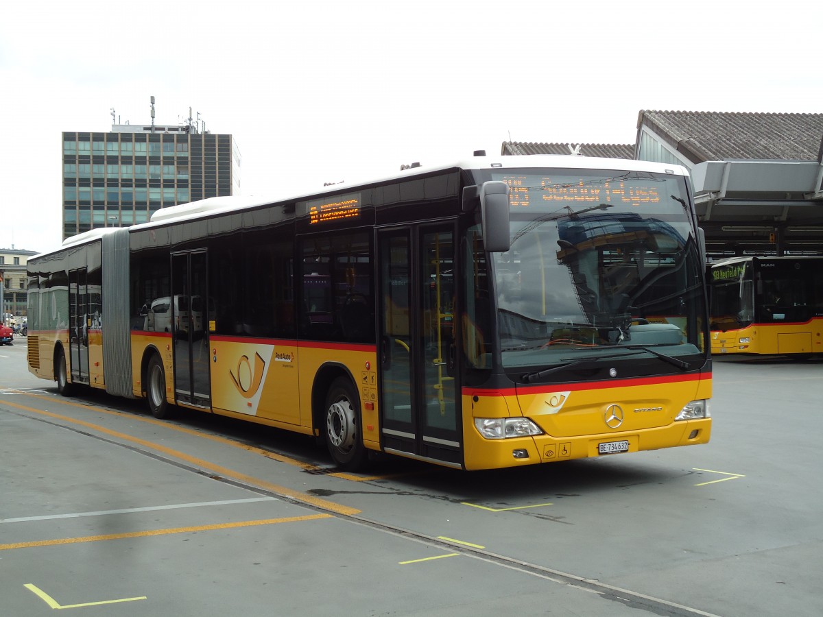 (144'020) - PostAuto Bern - Nr. 632/BE 734'632 - Mercedes am 11. Mai 2013 in Bern, Postautostation