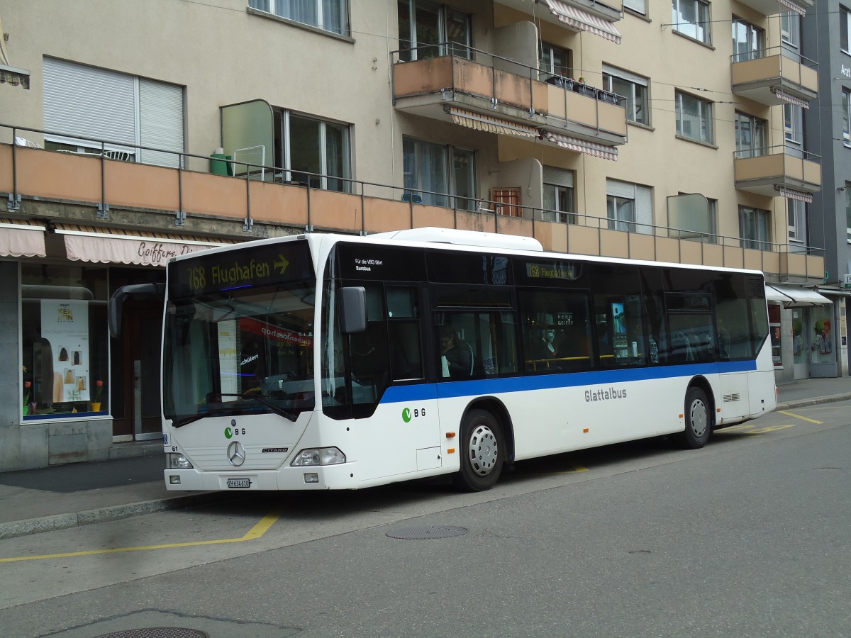 (144'450) - Welti-Furrer, Zrich - Nr. 61/ZH 634'610 - Mercedes (ex Frhlich, Zrich Nr. 610) am 20. Mai 2013 beim Bahnhof Zrich-Oerlikon