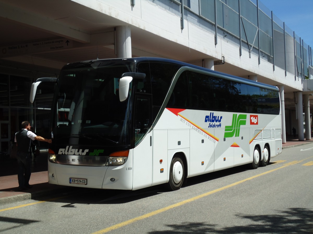 (144'634) - Aus Oesterreich: Dr. Richard - Nr. L6004/KB 514 CG - Setra am 27. Mai 2013 in Genve, Palexpo 