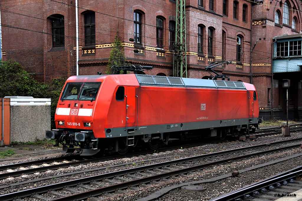 145 018-8 fuhr solo durch hh-harburg,08.04.17