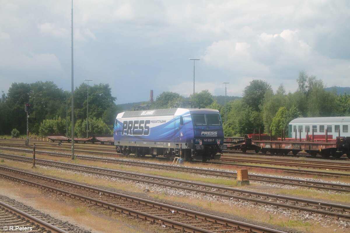 145 030 abgestellt in Marktredwitz 06.06.22