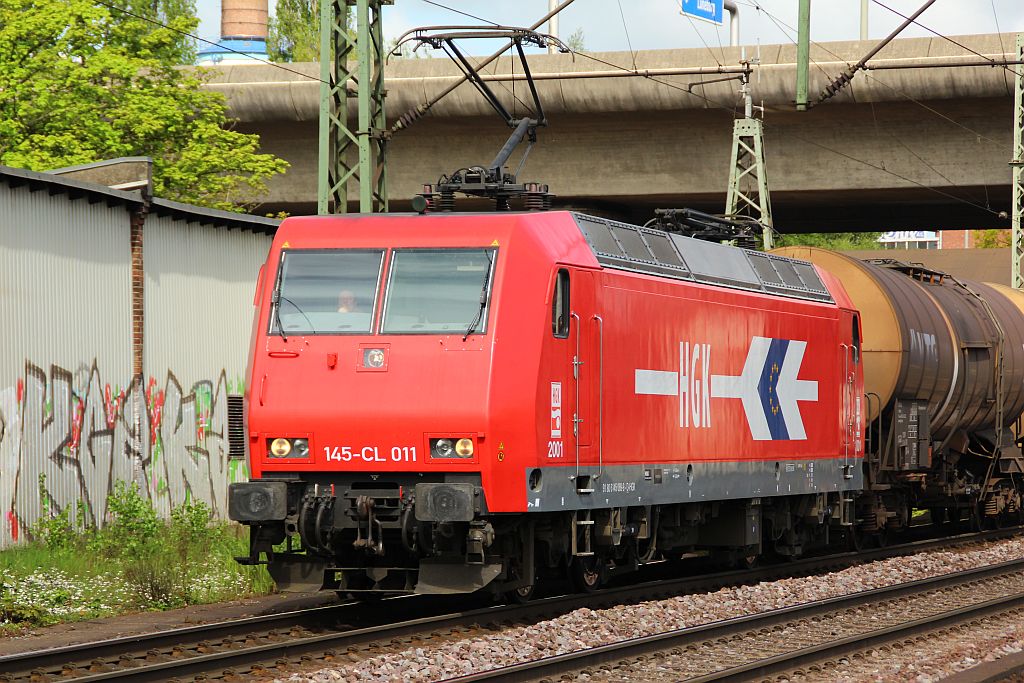 145 089-9/HGK 2001 145-CL 011 aufgenommen in HH-Harburg. 05.05.2012(überarbeitet)