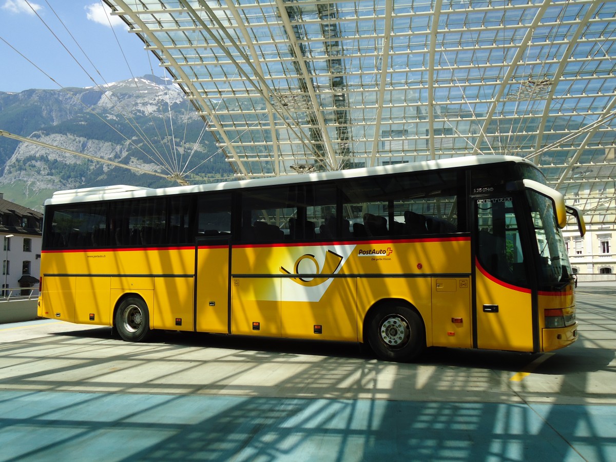 (145'237) - PostAuto Graubnden - GR 160'326 - Setra am 17. Juni 2013 in Chur, Postautostation