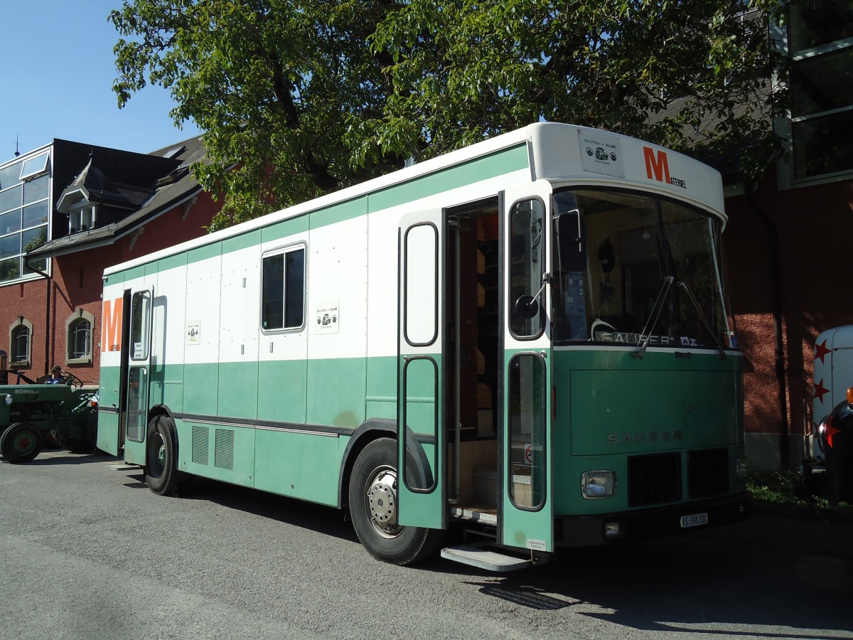 (145'369) - Migros - VS 398'100 - Saurer am 22. Juni 2013 in Aigle, Saurertreffen