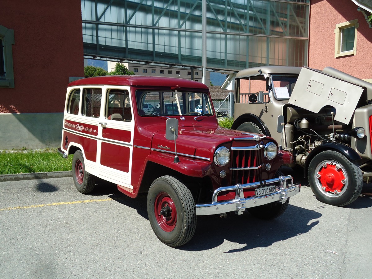 (145'419) - Tournay, St-Maurice - VS 310'608 - Willys am 22. Juni 2013 in Aigle, Saurertreffen
