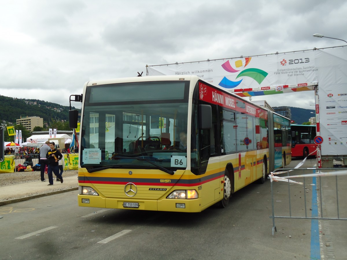 (145'468) - STI Thun - Nr. 109/BE 700'109 - Mercedes am 23. Juni 2013 in Nidau, ETF