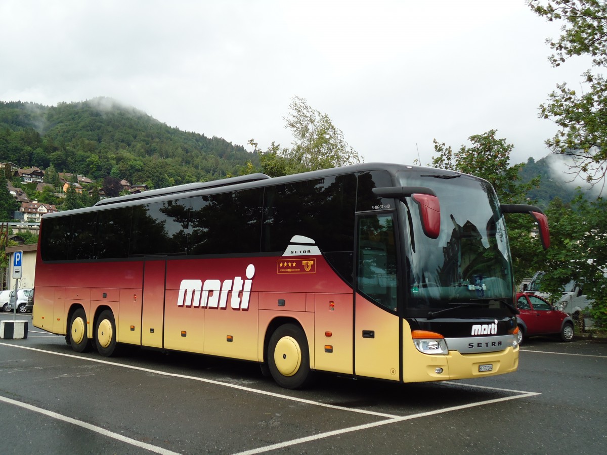 (145'506) - Marti, Kallnach - Nr. 4/BE 572'204 - Setra am 29. Juni 2013 in Thun, Seestrasse