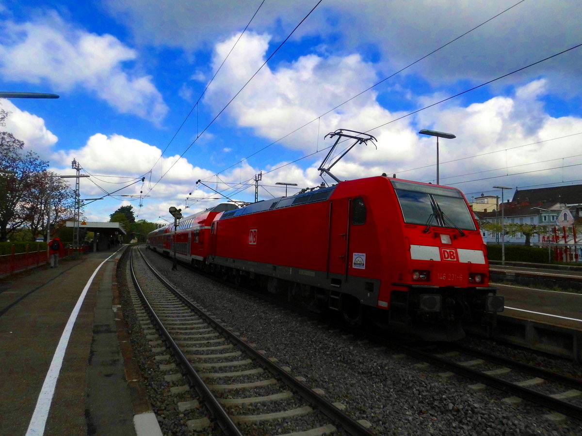 146 231 im Bahnhof Radolfzell am 18.4.17