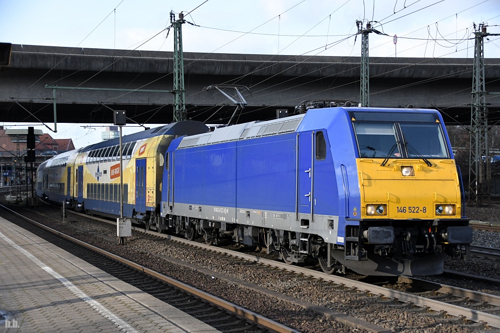 146 522-8 zog den metronom nach bremen,harburg 28.02.20