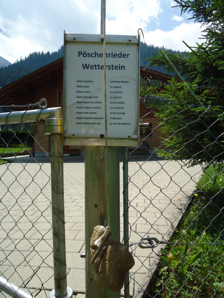 (146'130) - Der P�schenrieder Wetterstein an der Lenk am 28. Juli 2013